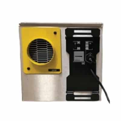 Cold room dehumidifier for walking freezers