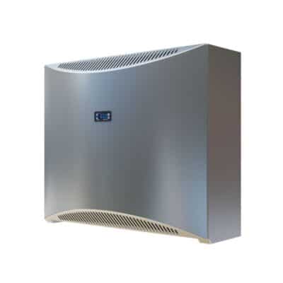 Wall dehumidifier for indoor pools, Jacuzzi, and spas.